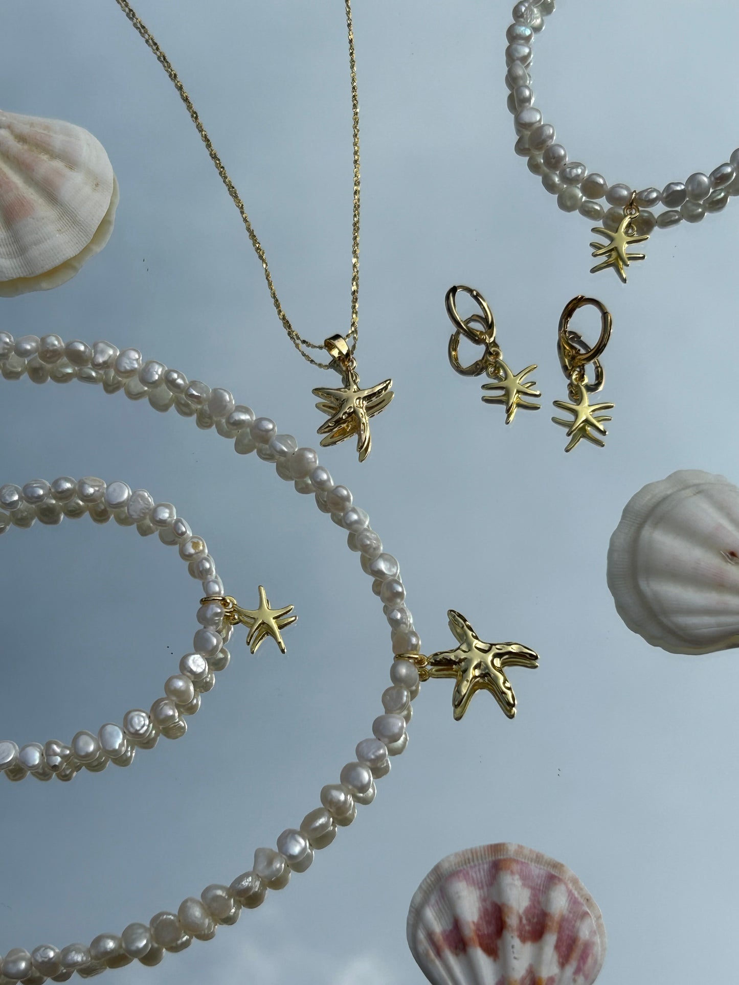 STARFISH NECKLACE IN 18K GOLD