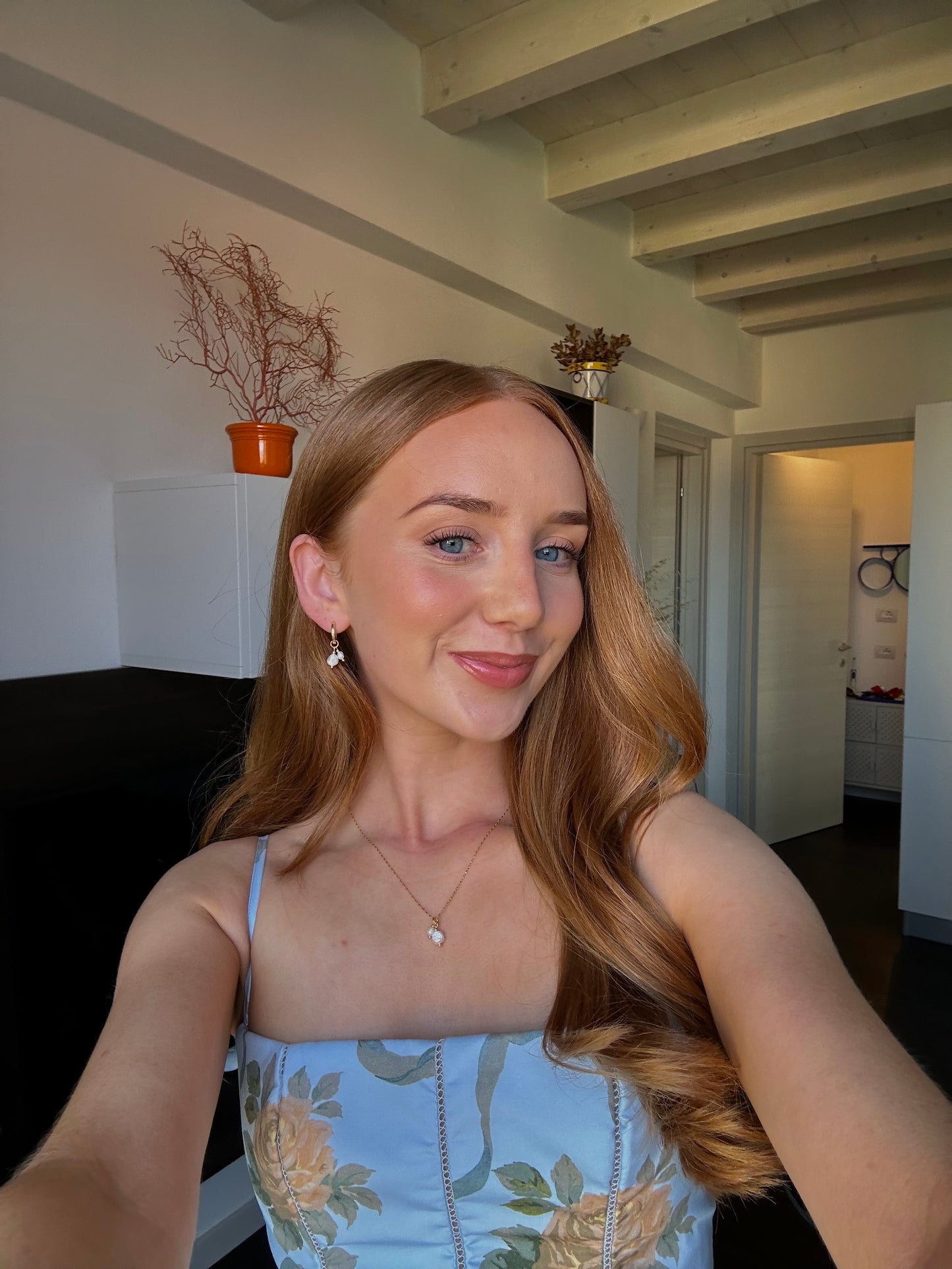 DOUBLE FRESH WATER PEARL NECKLACE IN 18K GOLD