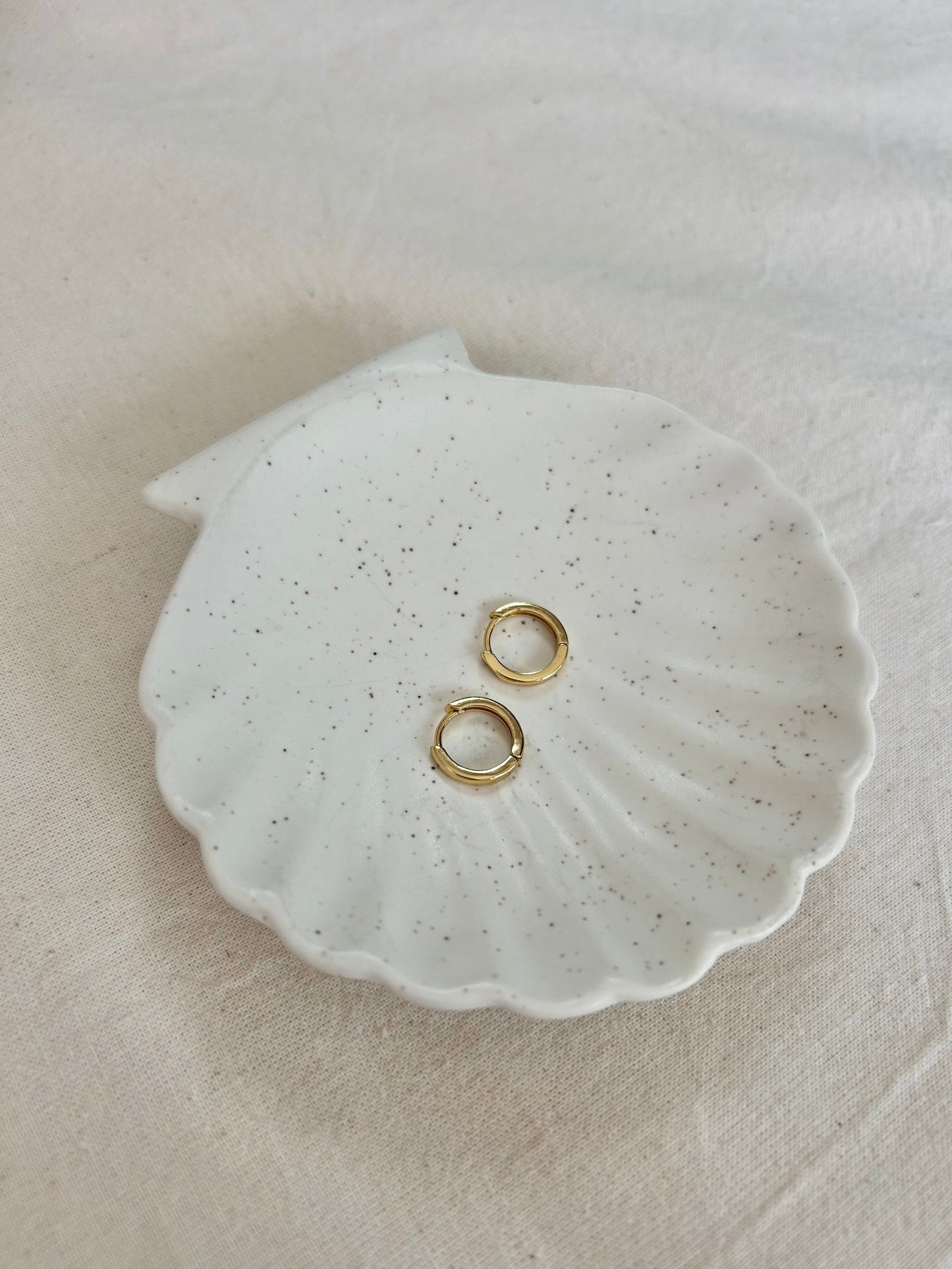 ROSA DETACHABLE CHARM HUGGIE EARRINGS