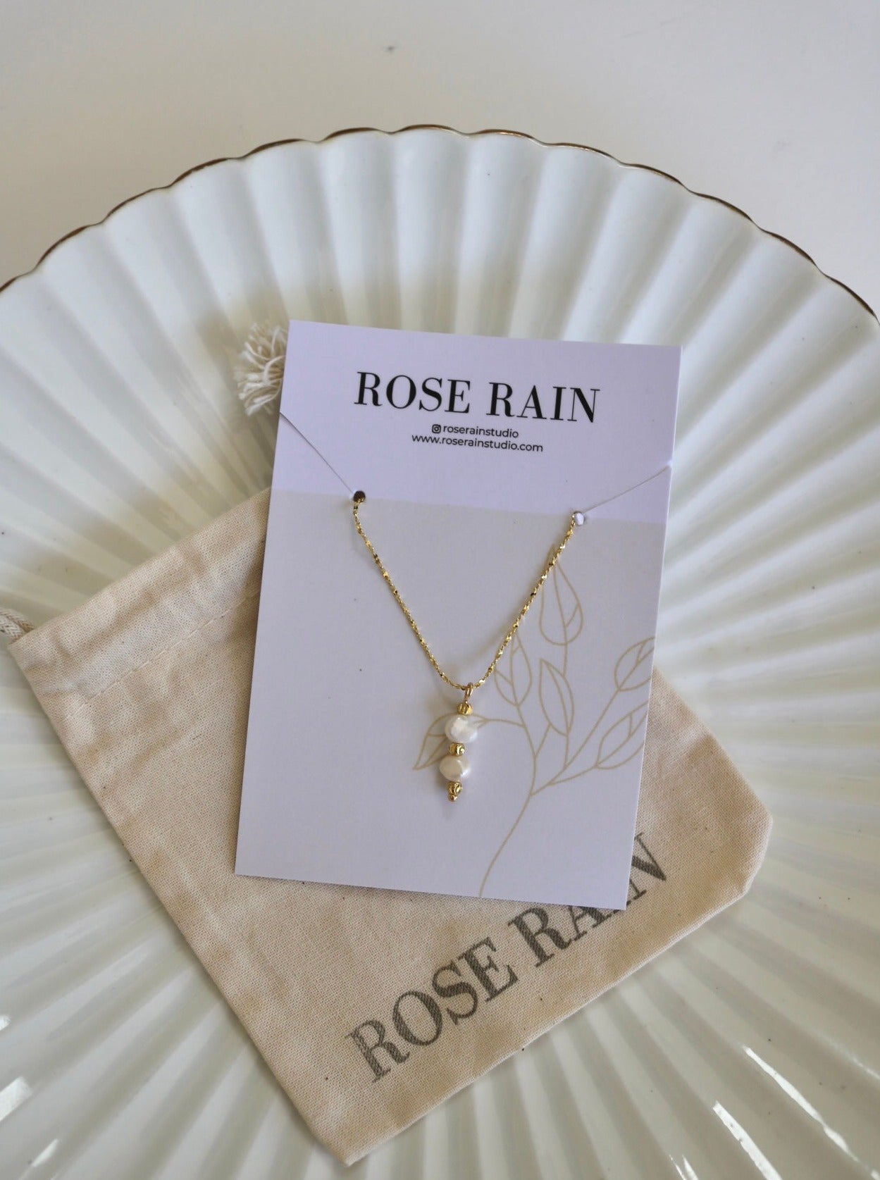 SUNRISE PEARL NECKLACE IN 18K GOLD