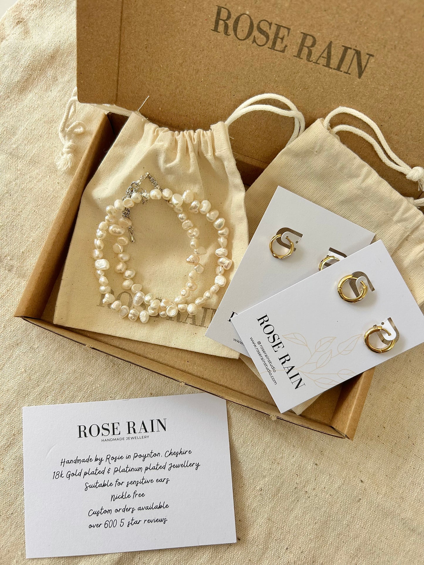 ETTA FRESHWATER PEARL NECKLACE IN PLATINUM