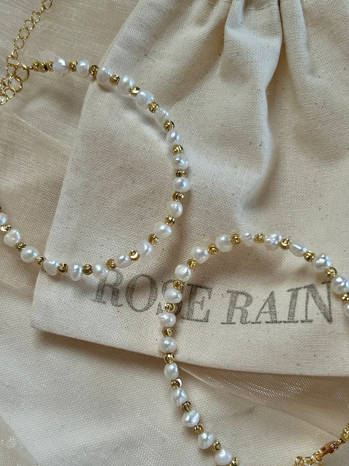 NOVA PEARL BEADED BRACELET IN 18K GOLD
