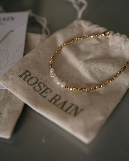 ELISE PEARL BEADED BRACELET IN 18K GOLD