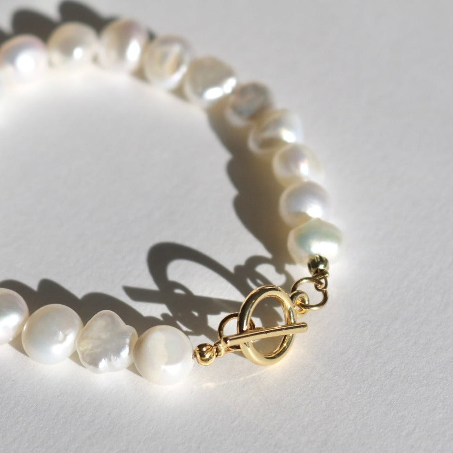 ISLAND FRESHWATER PEARL BEADED BRACELET